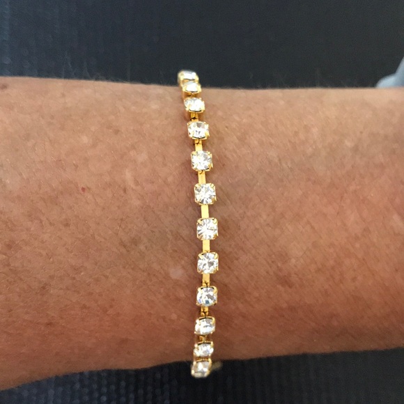 NWT PARK LANE GOLDTONE CRYSTAL TENNIS BRACELETS - Picture 2 of 4